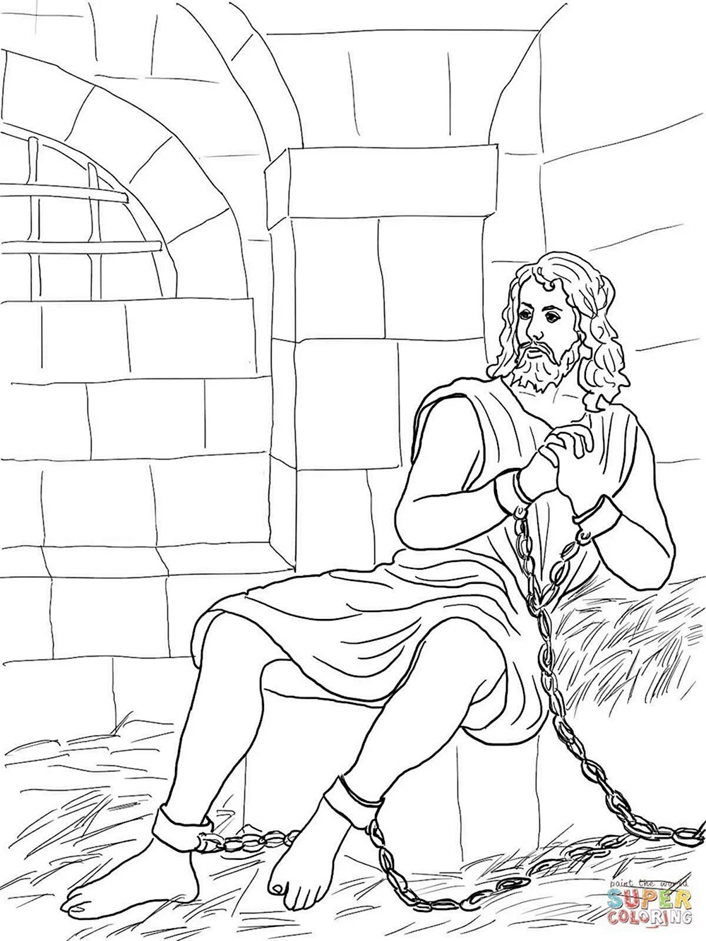 Иоанн Креститель раскраска