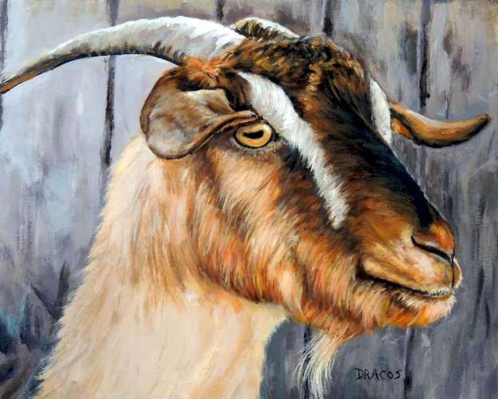 Козёл живопись