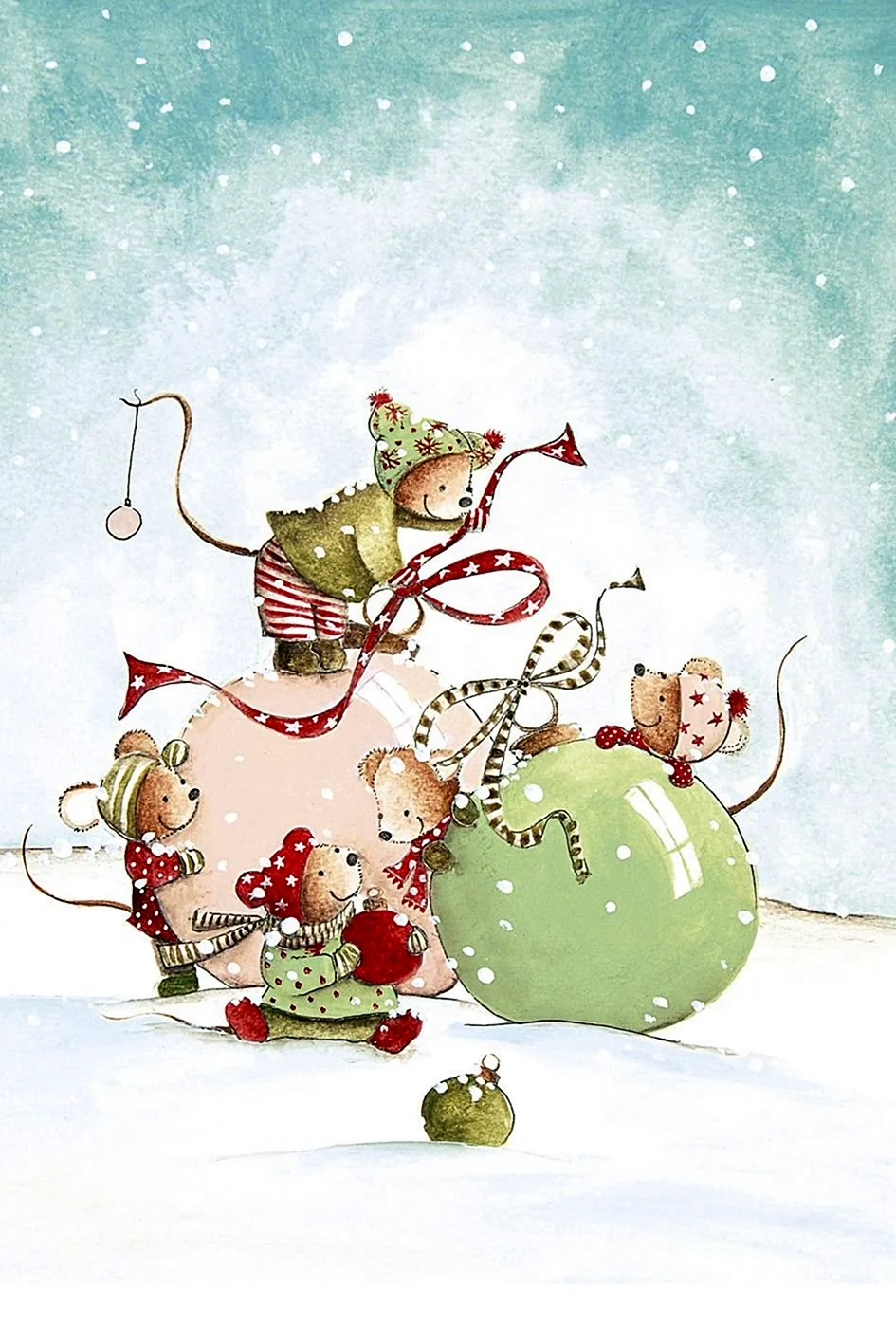 Креативные новогодние открытки