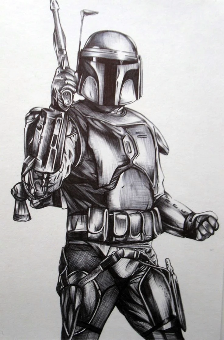 Boba Fett coloring pages