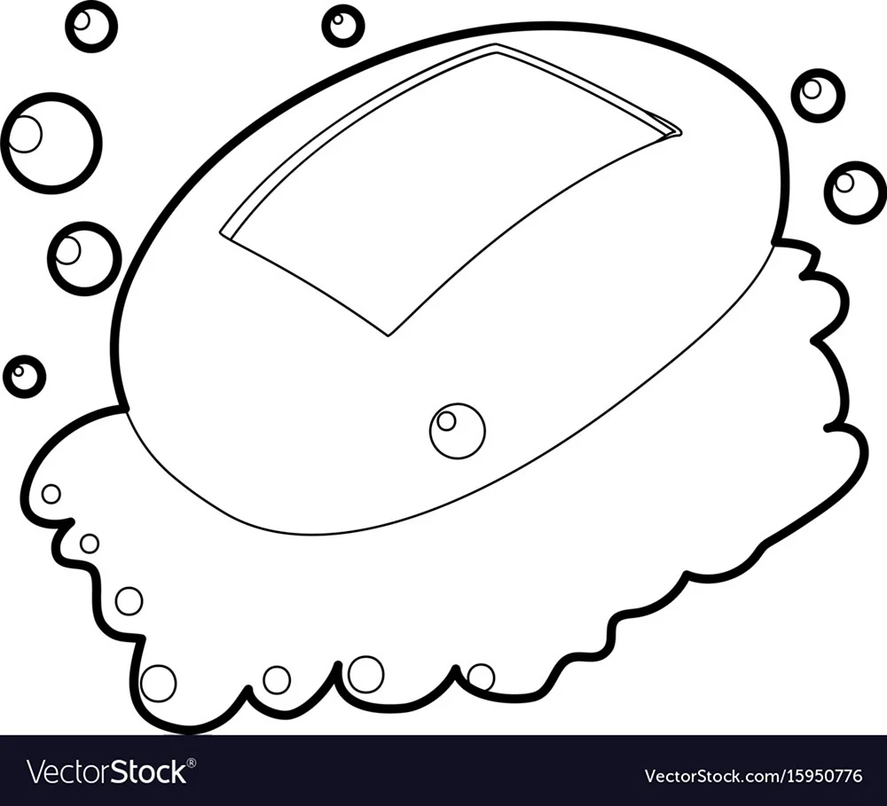 Мыло раскраска для детей