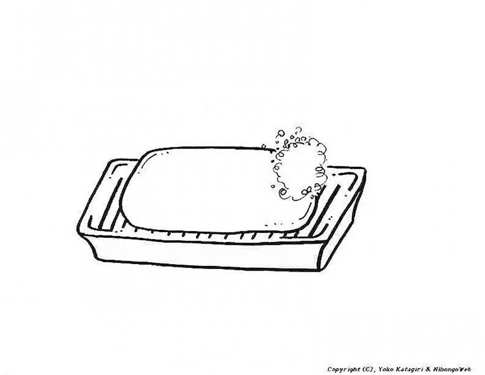 Мыло раскраска для детей