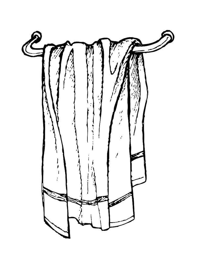 Полотенце для раскрашивания