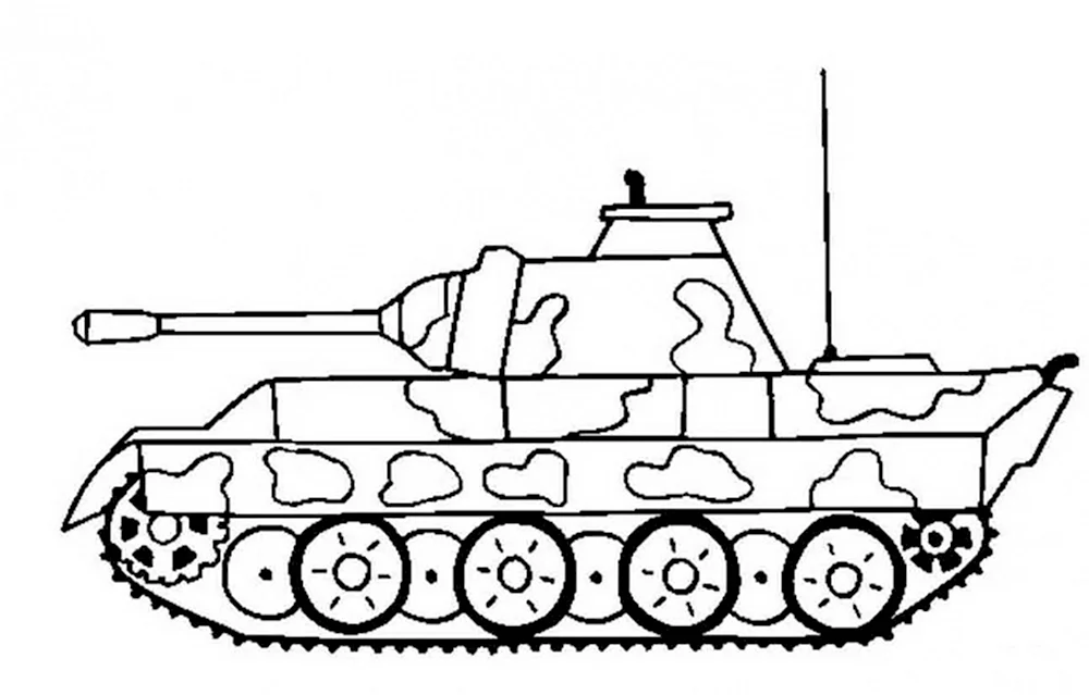 Раскраска танк т-34. танк т-34 танки. Раскраски в формате А4.