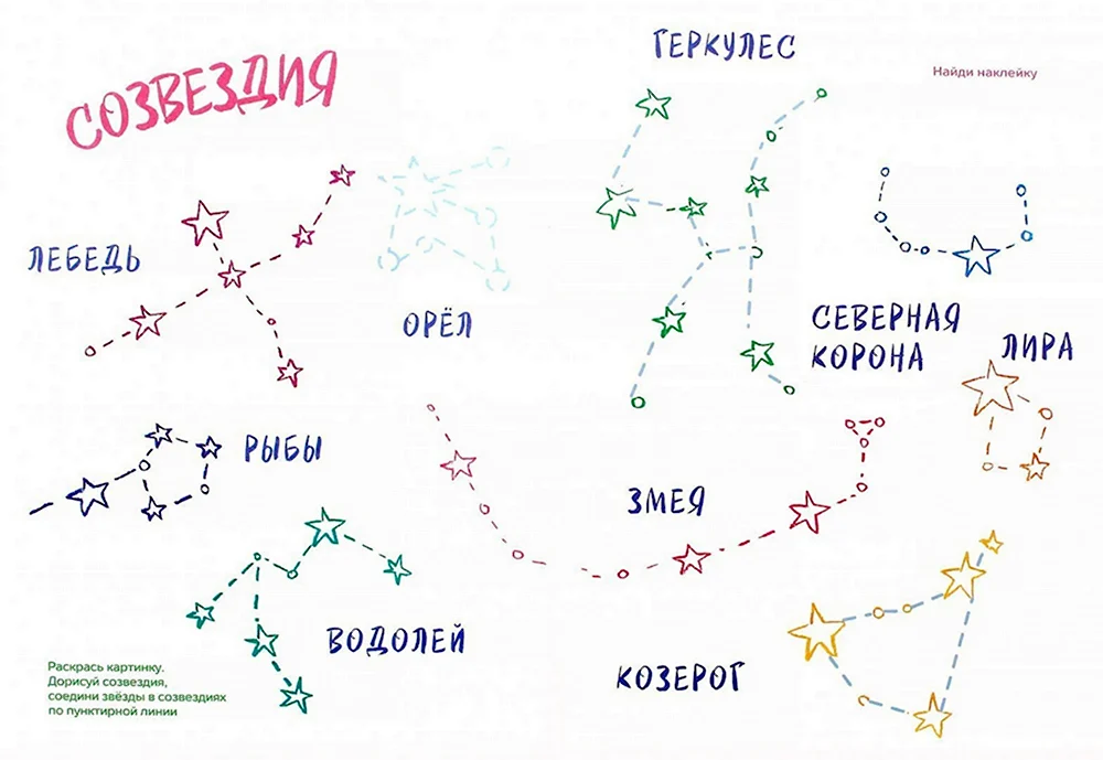 КНО4022 Раскраска по номерам Созвездие единорога