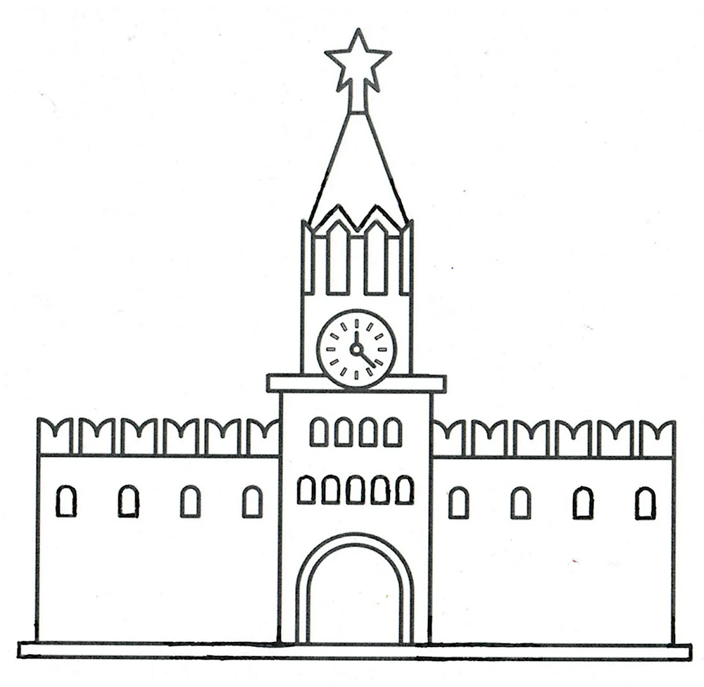 Раскраска по номерам московский кремль 40 x 50 см Белоснежка 074-AB