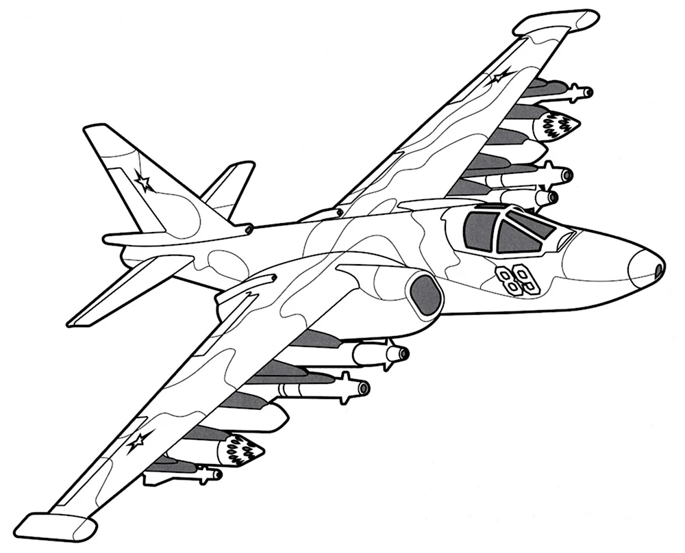 Картина раскраска Самолет и корабль (BRM30209)