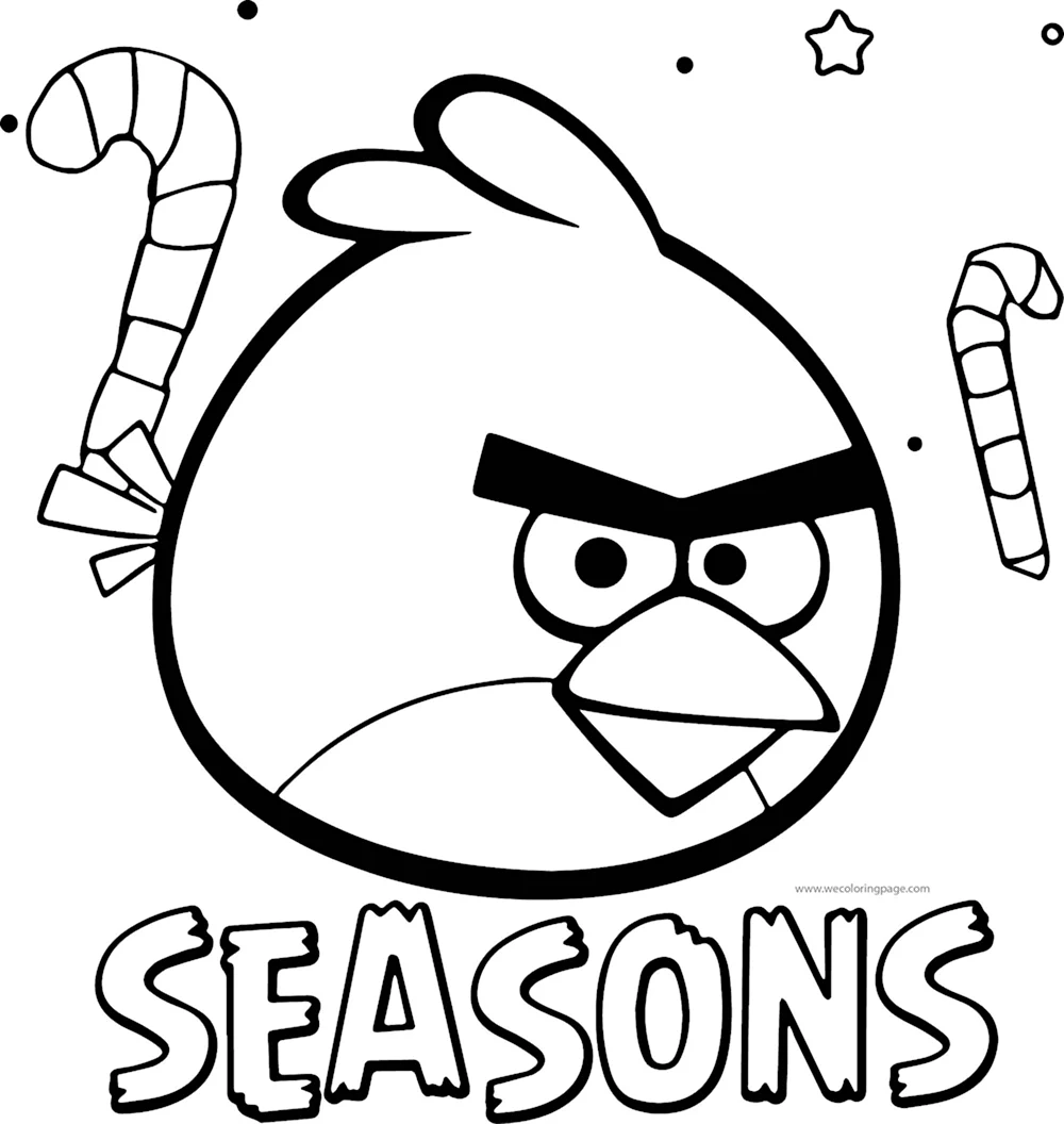 Раскраски Раскраска Angry birds space angry birds, Раскраски игры.