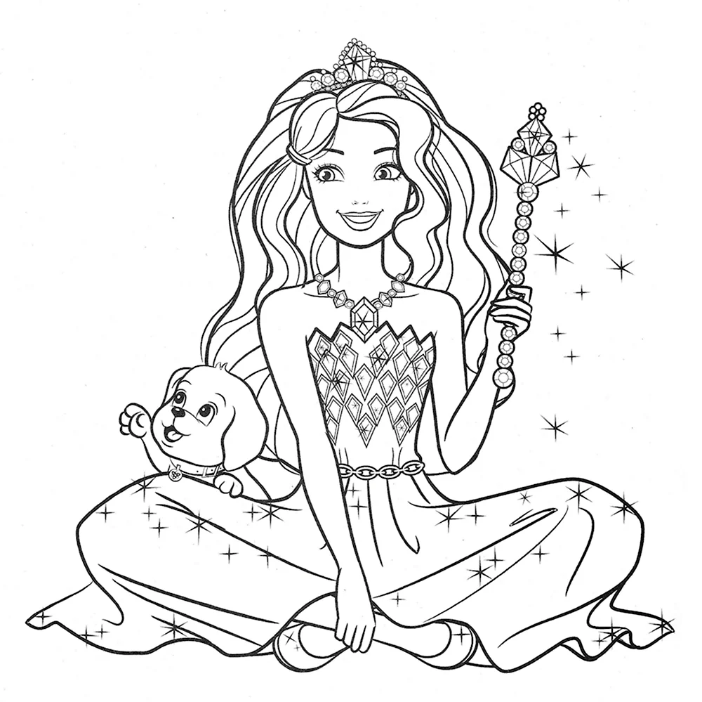 Раскраски Барби (Barbi coloring pages). Раскраски для девочек Барби