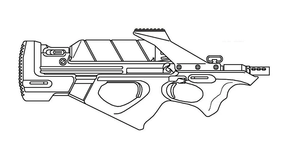 Раскраска оружие НЕРФ
