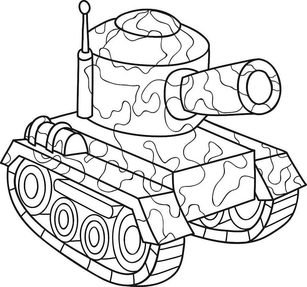 Раскраска танк ИС-3