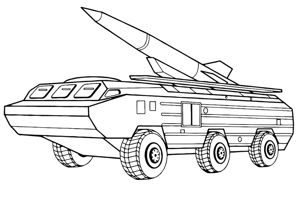 Раскраски военной техники