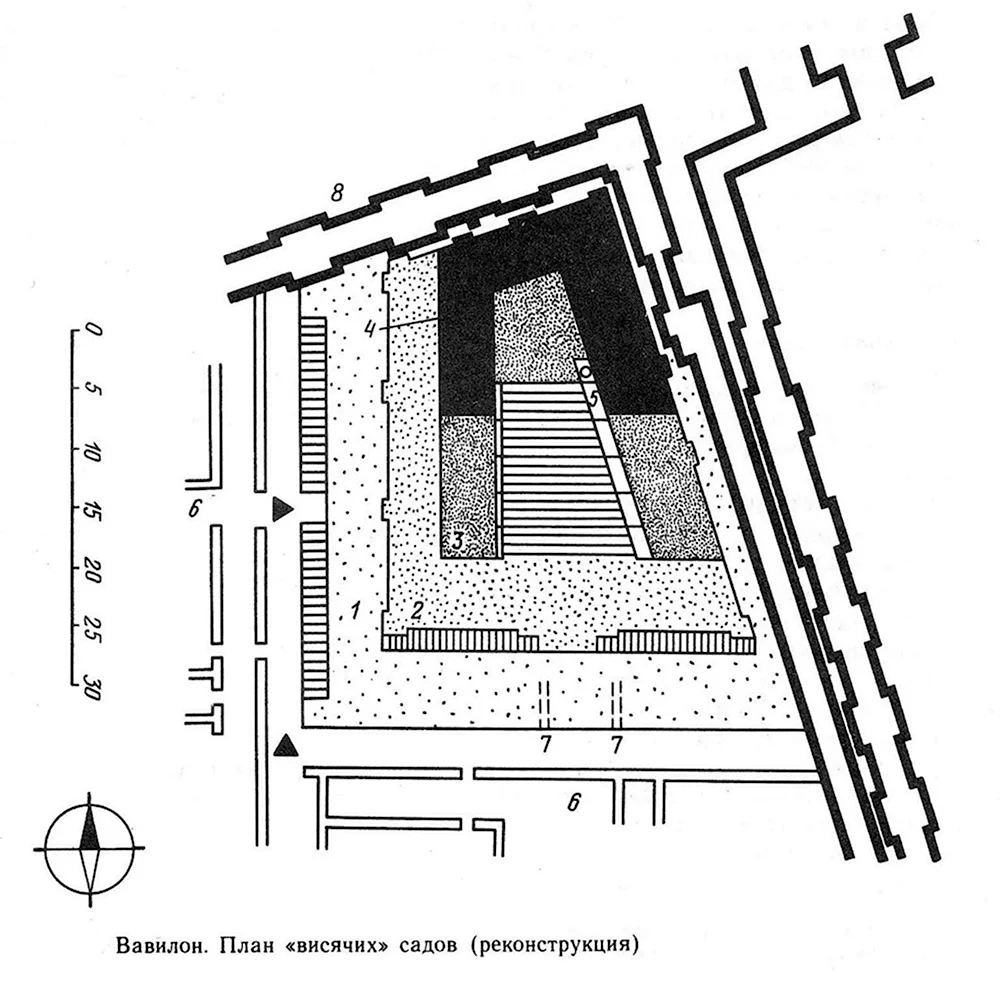 Рисунок висячие сады семирамиды