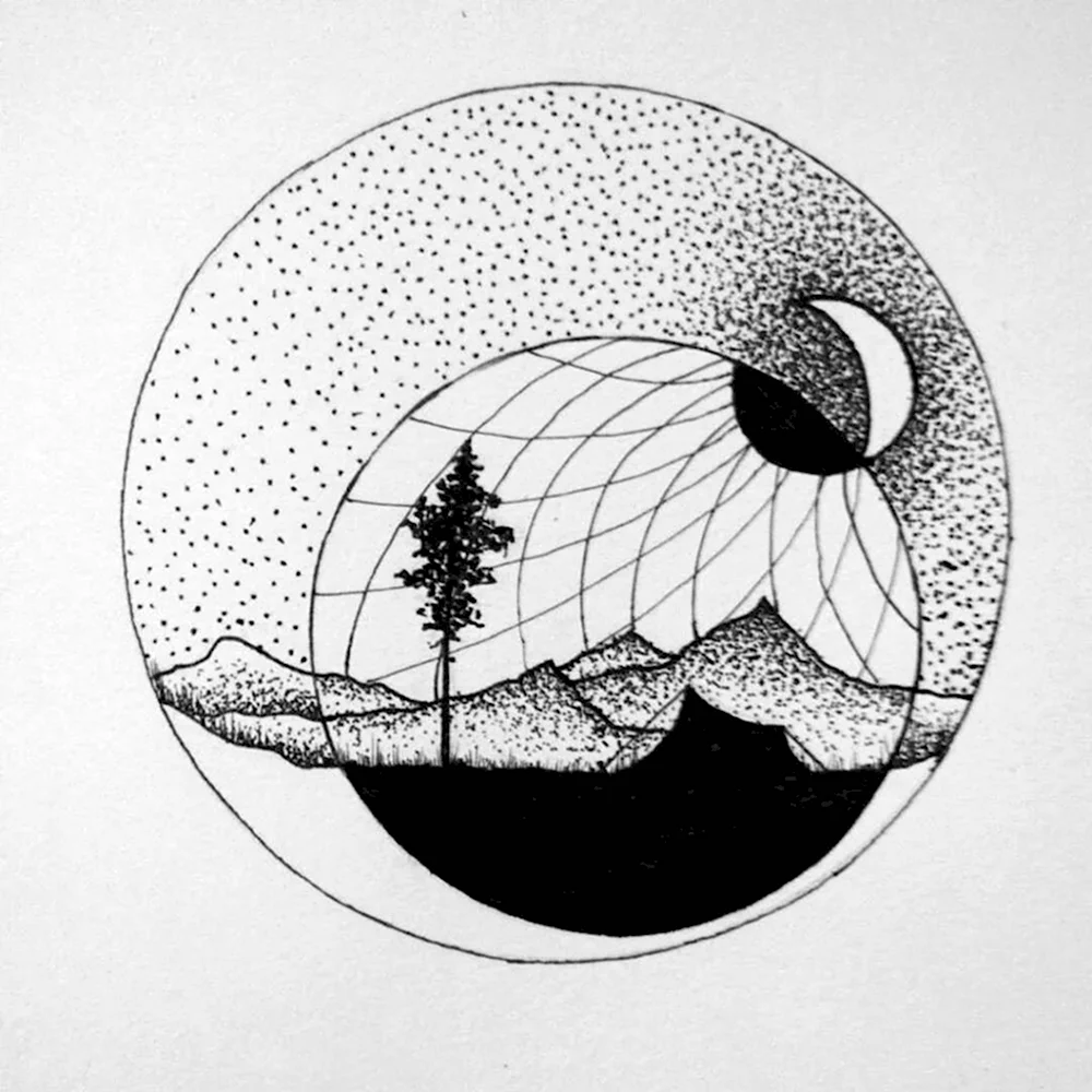 Рисование гелевой ручкой