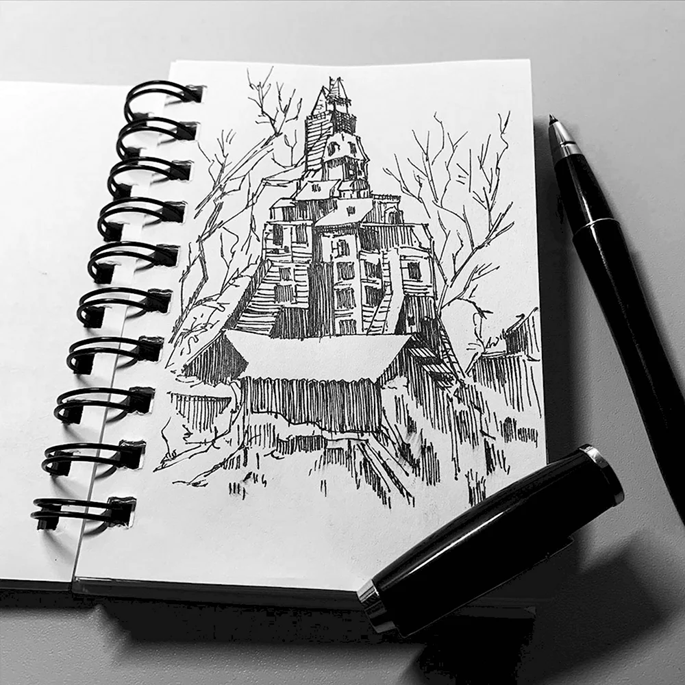 Рисунки в скетчбук