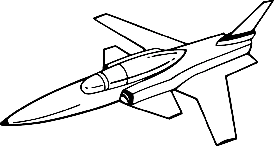 Раскраски Военный самолет. Бесплатно распечатать раскраски