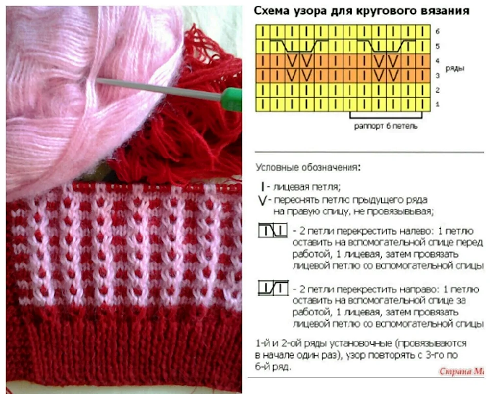 Белый вязание крючком кругового моделей, составляющих зимний пейзаж в голубых